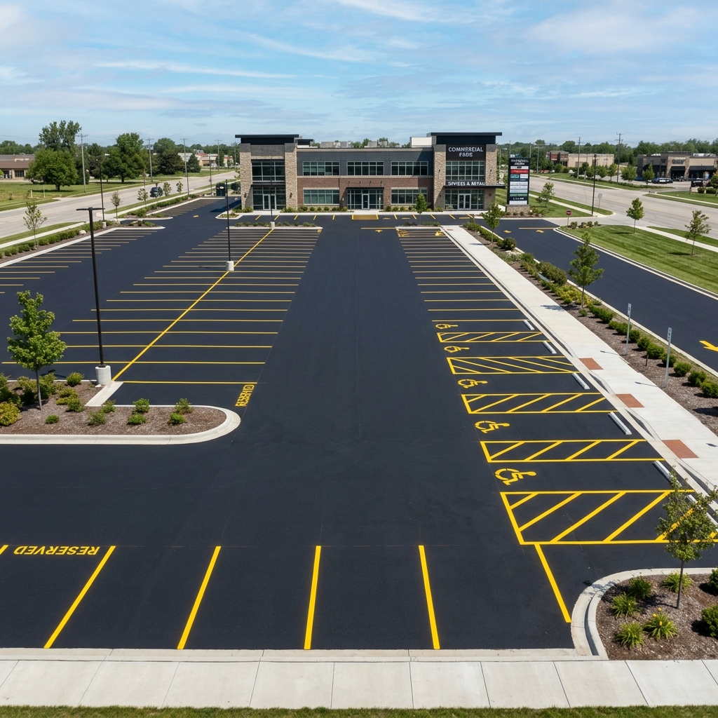 New asphalt installation in Pompano Beach